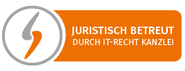 Juristisch betreut durch die IT-Recht Kanzlei
