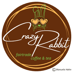 Logo Crazy Rabbit fairtrade coffee and tea