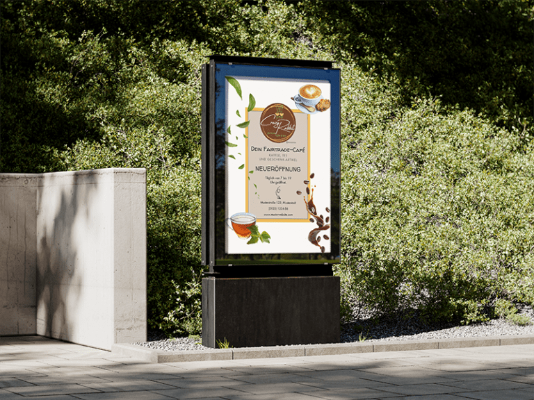 Posterdesign (z.B. für Anzeigetafeln)