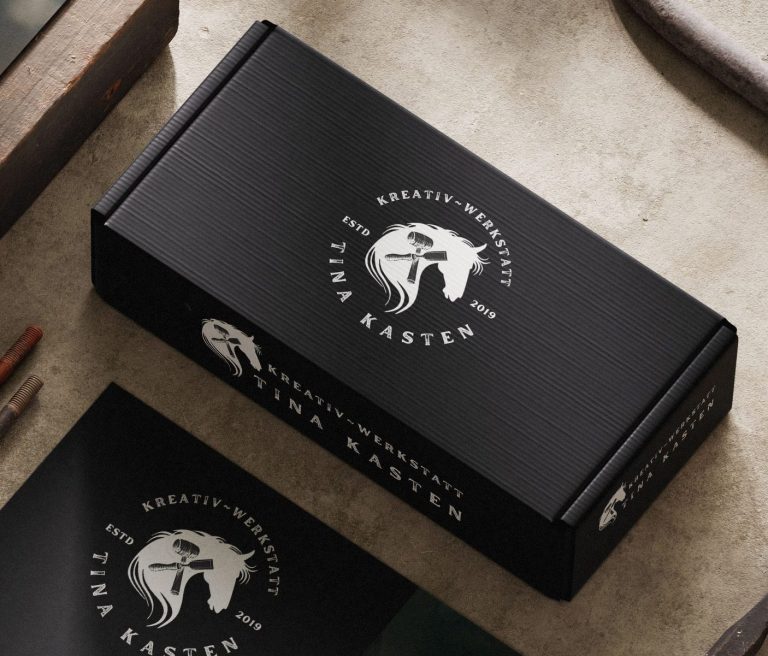 Grafikdesign für eine Produktverpackung